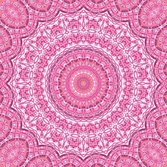 Seamless abstract pattern mandala round mosaic texture geometric