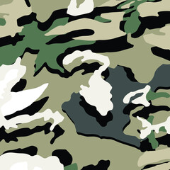 Fashionable camouflage pattern, vector illustration.Military print  Vector wallpaper