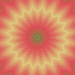 Seamless abstract pattern mandala round mosaic texture geometric