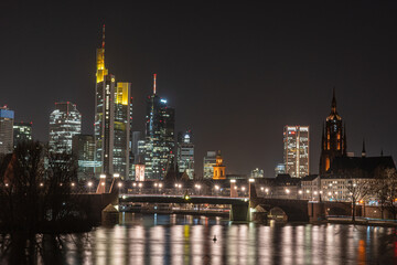 Fototapeta na wymiar Frankfurt by night IV
