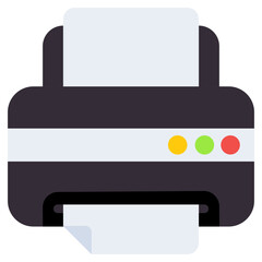 Printer icon in customizable design