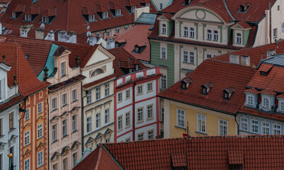 Fototapeta na wymiar Prague Facades