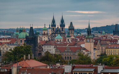 Naklejka na ściany i meble Prague Towers