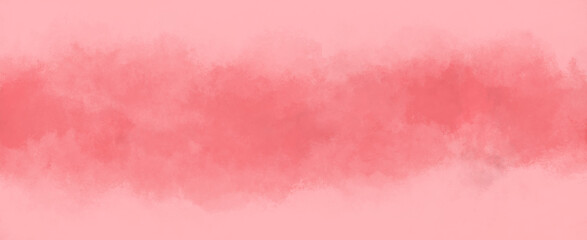 pink cute light elegant delicate background with wide line of watercolor paint. for banners and decor
