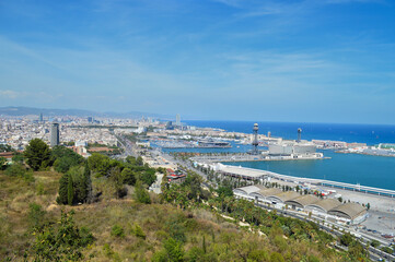Fototapeta na wymiar view to Barcelona