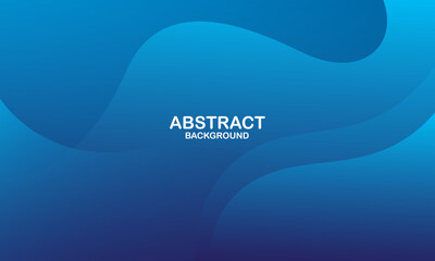 Liquid color background design. Blue elements with fluid gradient. Dynamic shapes composition. Vector illustration