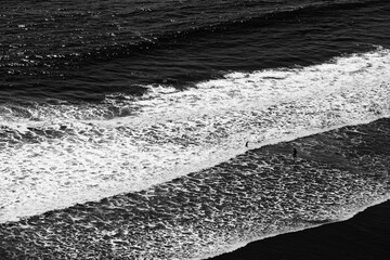 black and white background