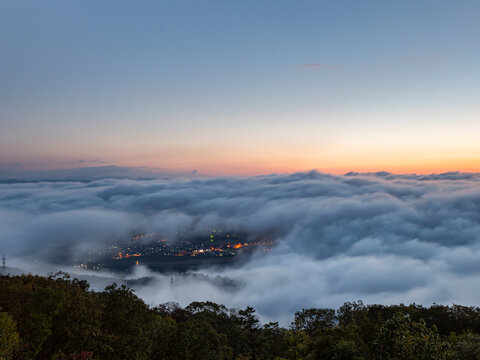 広島県三次市高谷山からの景色