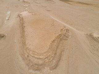 Yardang landform landscape in west of china