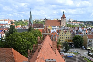 Obraz premium Olsztyn, miasto, zabytki, budowle, zwiedzanie, Mazury