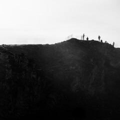 Fototapeta premium silhouette of a person