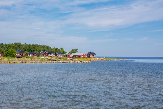View of the Ohtakari island and Gulf of Bothnia, Lohtaja, Kokkola, Finland