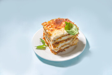 Italian traditional lasagna pasta