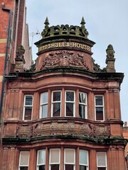 Old buildings in Manchester City centre. 