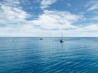 boat on the sea