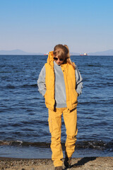 Trekking around volcanoes. Pristine northern nature