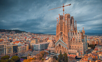 Sagrada Familia Antonio Gaudi Barcelona Spain, 2021