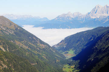 Riesach valley in Wild Wasser Natural park in Austria