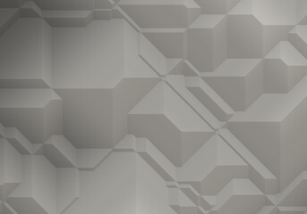 Abstract technology background - Grey backdrop