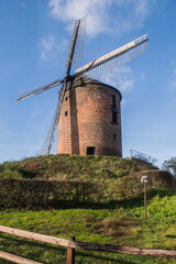 old windmill in the village of zeddam in the Achterhoek