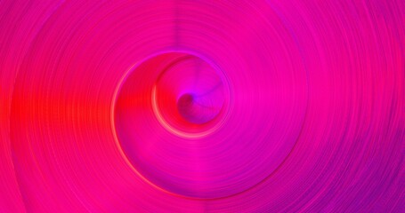 Raspberry background with spiral elements. 3D rendering