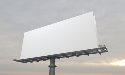 Billboard Sign 3D Rendered Illustration