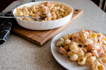 pasta with tomatoes and feta cheese