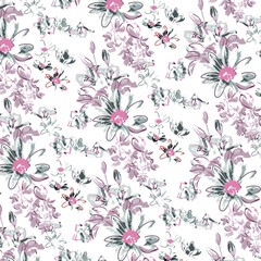 Fototapeta premium Watercolor Flower background.&nbsp;