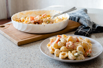 pasta with tomatoes and feta cheese