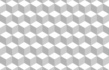 white and gray color abstract geometric square background texture pattern, vector illustration.