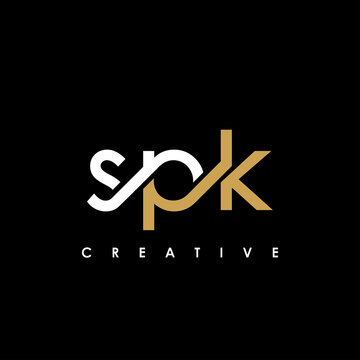 SPK Letter Initial Logo Design Template Vector Illustration