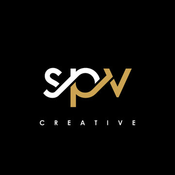 SPV Letter Initial Logo Design Template Vector Illustration