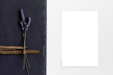 Mockup dark gray black stone slate lavender  16