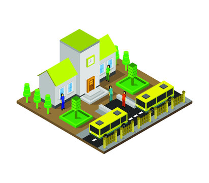 Isometric School