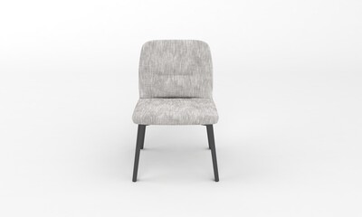 Chair Front View furniture 3D Rendering