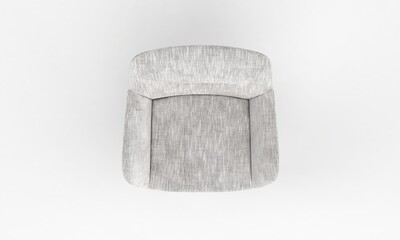 Chair Top View furniture 3D Rendering