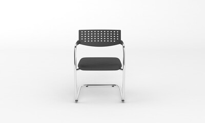 Chair Front View furniture 3D Rendering