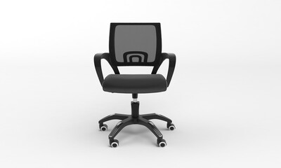 Chair Front View furniture 3D Rendering