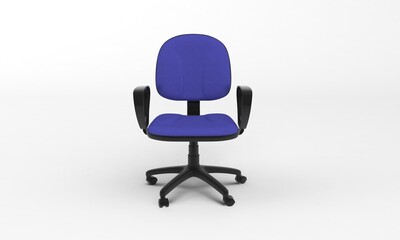 Fototapeta premium Chair Front View furniture 3D Rendering