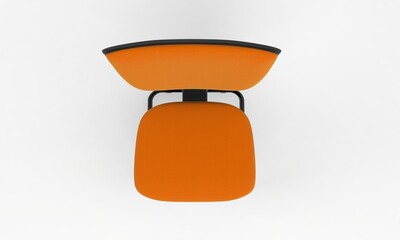 Chair Top View furniture 3D Rendering