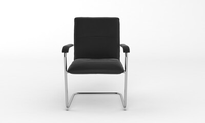 Chair Front View furniture 3D Rendering