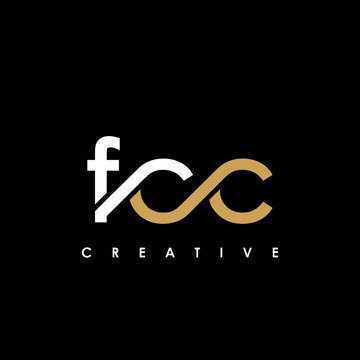 FCC Letter Initial Logo Design Template Vector Illustration