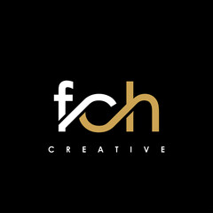 FCH Letter Initial Logo Design Template Vector Illustration