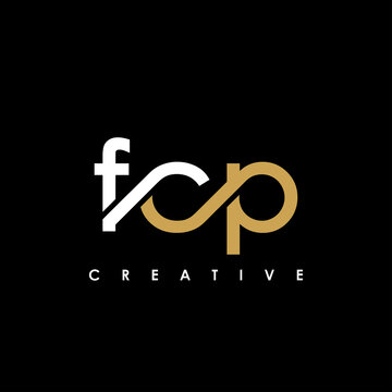 FCP Letter Initial Logo Design Template Vector Illustration