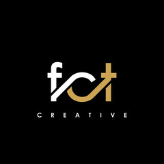 FCT Letter Initial Logo Design Template Vector Illustration