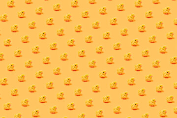 Small toy chicken pattern