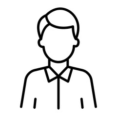 Inmate Vector Color Icon Design, corrupt businessman symbol on white background, Law Firm and Legal institutions Stock illustration, Criminal Avatar Concept