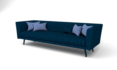 Sofa View furniture 3D Rendering