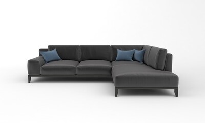 Sofa View furniture 3D Rendering