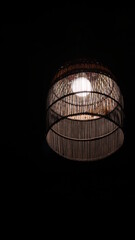 bird's nest shaped lamp